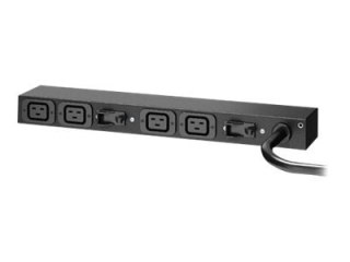 APC Basic Rack PDU AP6032A - Jednostka dystrybucji zasilania (montowany w stojaku) - AC 200-240 V - wejście: IEC 60309 32A - złą