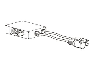 APC In-Line Current Meter AP7152B - Monitorowanie napięcia - AC 230 V - Ethernet 10/100, RS-232 - złącza wyjściowe: 1 - dla P/N: