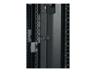 APC NetShelter SX Enclosure with Sides - Stojak szafa - czarny - 45U - 19" - Zgodność z TAA - dla P/N: SMT2200I2U-BR, SRT1000XLA