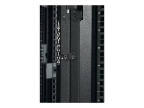 APC NetShelter SX Enclosure with Sides - Stojak szafa - czarny - 45U - 19" - Zgodność z TAA - dla P/N: SMT2200I2U-BR, SRT1000XLA