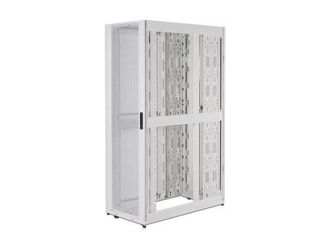 APC NetShelter SX - Stojak szafa - biały - 42U - 19" - Zgodność z TAA - dla P/N: SMT2200I2U-BR, SRT1000XLA, SRT1500XLA, SRT2200X