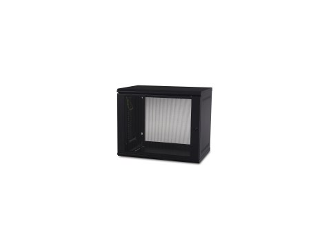APC NetShelter WX AR109 - Szafa - do montażu na ścianie - czarny - 9U - 19" - dla P/N: ACF600, AR8213, NBWL0355A, NBWL0356A