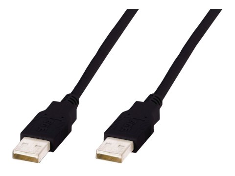ASSMANN - Kabel USB - USB (M) do USB (M) - USB 2.0 - 1.8 m - odlewany - czarny