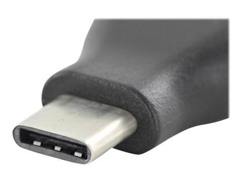 ASSMANN - Przejściówka USB - USB Typ A (F) do USB-C (M) - USB 3.0 - odlewany - czarny