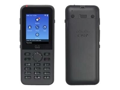 Cisco Wireless IP Phone 8821 - Dodatkowa słuchawa bezprzewodowa - z interfejs Bluetooth z identyfikacją dzwoniącego - IEEE 802.1