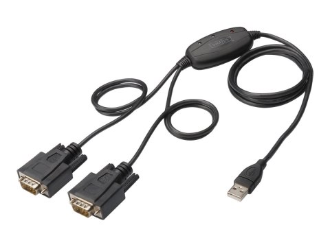 DIGITUS DA-70158 - Adapter szeregowy - USB - RS-232 x 2