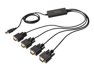 DIGITUS DA-70159 - Adapter szeregowy - USB - RS-232 x 4