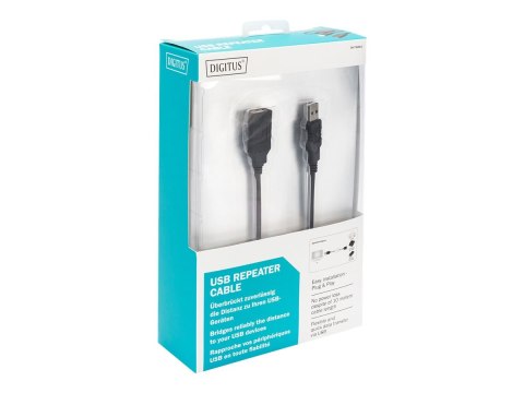 DIGITUS DA-73100-1 - Przedłużacz kabla USB - USB (F) do USB (M) - USB 2.0 - 10 m
