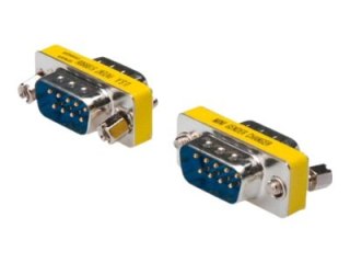 DIGITUS - Szeregowe złącze przejściowe męskie-męskie/żeńskie-żeńskie - DB-9 (M) do DB-9 (M)