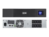 Eaton 5SC 1000 - UPS (montowany w stojaku) - AC 230 V - 700 wat - 1000 VA - RS-232, USB - złącza wyjściowe: 8 - 2U - czarny