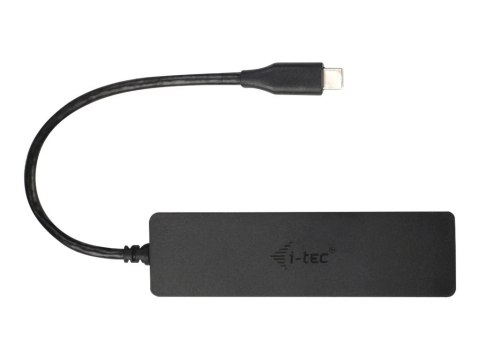 I-Tec USB C Slim 3-port HUB with Gigabit Ethernet adapter - Koncentrator - 3 x SuperSpeed USB 3.0 + 1 x 10/100/1000 - stacjonarn