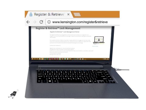 Kensington MicroSaver 2.0 Keyed Chassis Lock - Supervisor Keyed - Kabel zabezpieczający