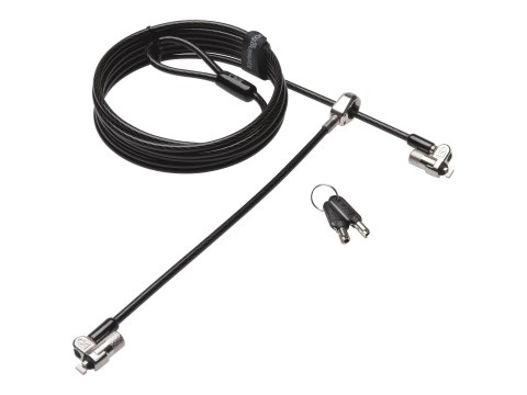 Kensington MicroSaver 2.0 Keyed Twin Laptop Lock - Kabel zabezpieczający