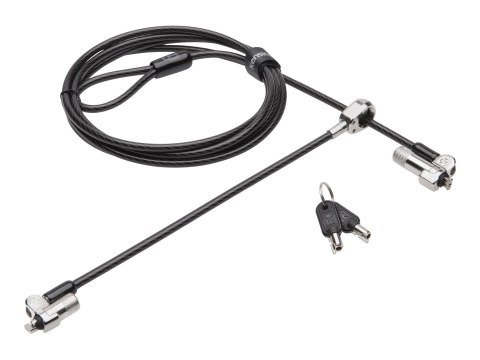 Kensington NanoSaver Keyed Twin - Kabel zabezpieczający