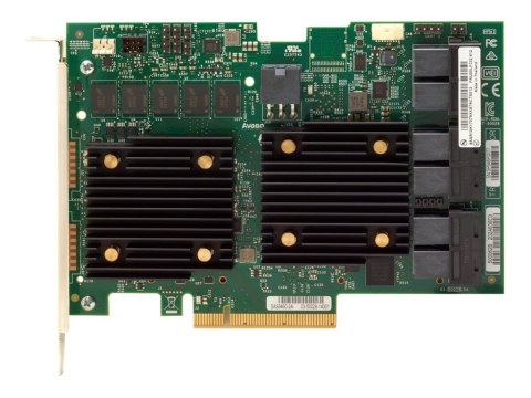 Lenovo ThinkSystem 930-24i - Kontroler pamięci (RAID) - 24 kanał - SATA / SAS 12Gb/s - RAID 0, 1, 5, 6, 10, 50, JBOD, 60 - PCIe 