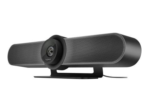Logitech MeetUp - Kamera konferencyjna - panorama / nachylenie - kolor - 3840 x 2160 - audio - bezprzewodowa - Bluetooth LE / NF