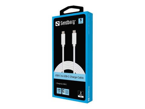 Sandberg - Kabel USB - USB-C (M) do USB-C (M) - USB 3.1 - 2 m