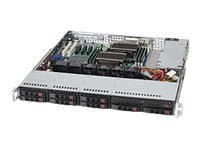 Supermicro SC113M TQ-563CB - Montowany w stojaku 1U - ATX - SATA/SAS - wymiana podczas pracy 560 wat - czarny