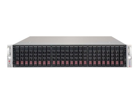 Supermicro SC216 BE2C-R741JBOD - Montowany w stojaku 2U - SATA/SAS - wymiana podczas pracy 740 wat - czarny