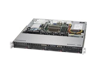 Supermicro SC813M FTQC-350CB - Montowany w stojaku 1U - ATX - SATA/SAS - wymiana podczas pracy 350 wat - czarny