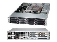 Supermicro SC826 BE1C-R920WB - Montowany w stojaku 2U - wzbogacone rozszerzone ATX - SATA/SAS - wymiana podczas pracy 920 wat - 