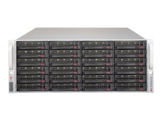 Supermicro SC846 BE1C-R1K03JBOD - Montowany w stojaku 4U - SATA/SAS - wymiana podczas pracy 1000 wat - czarny