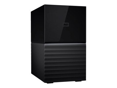 WD My Book Duo WDBFBE0160JBK - Macierz dyskowa - 16 TB - 2 wnęki - HDD 8 TB x 2 - USB 3.1 (zewnętrzna)