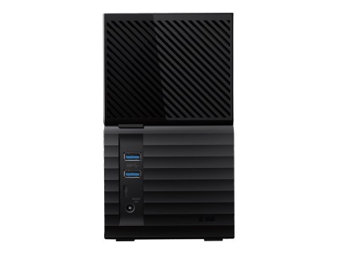 WD My Book Duo WDBFBE0160JBK - Macierz dyskowa - 16 TB - 2 wnęki - HDD 8 TB x 2 - USB 3.1 (zewnętrzna)
