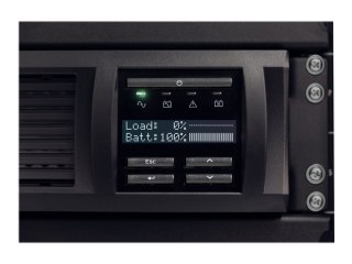 APC Smart-UPS 1500VA LCD RM - UPS (montowany w stojaku) - AC 220/230/240 V - 1000 wat - 1500 VA - RS-232, USB - złącza wyjściowe