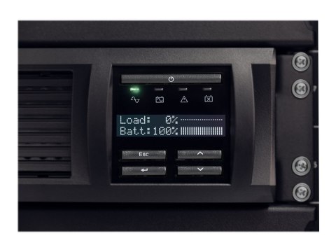 APC Smart-UPS 1500VA LCD RM - UPS (montowany w stojaku) - AC 220/230/240 V - 1000 wat - 1500 VA - RS-232, USB - złącza wyjściowe