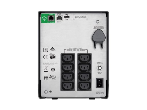 APC Smart-UPS C 1500VA LCD - UPS - AC 230 V - 900 wat - 1500 VA - USB - złącza wyjściowe: 8 - czarny - z APC SmartConnect
