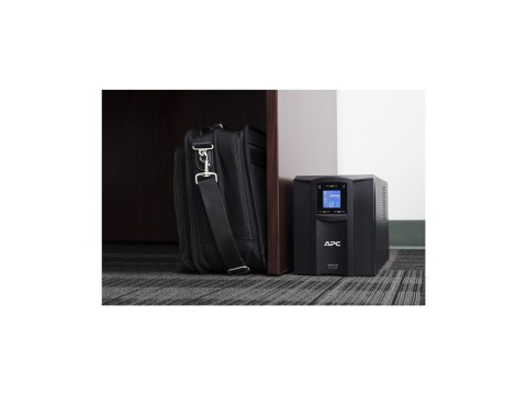 APC Smart-UPS C 1500VA LCD - UPS - AC 230 V - 900 wat - 1500 VA - USB - złącza wyjściowe: 8 - czarny - z APC SmartConnect