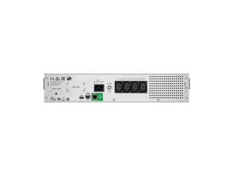 APC Smart-UPS C SMC1500I-2UC - UPS (montowany w stojaku) - AC 220/230/240 V - 900 wat - 1500 VA - RS-232, USB - złącza wyjściowe