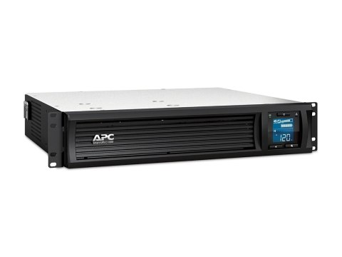 APC Smart-UPS C - UPS (montowany w stojaku) - AC 230 V - 600 wat - 1000 VA - USB, serial - złącza wyjściowe: 4 - 2U - czarny - z