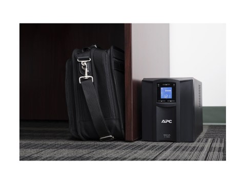 APC Smart-UPS SMC1000IC - UPS - AC 220/230/240 V - 600 wat - 1000 VA - USB - złącza wyjściowe: 8 - czarny