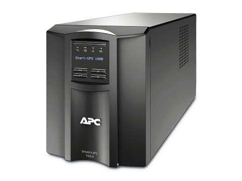 APC Smart-UPS SMT1000IC - UPS - AC 220/230/240 V - 700 wat - 1000 VA - RS-232, USB - złącza wyjściowe: 8 - czarny - z APC SmartC
