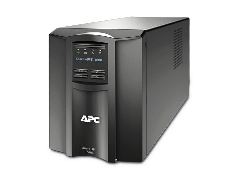 APC Smart-UPS SMT1500IC - UPS - AC 220/230/240 V - 1000 wat - 1500 VA - RS-232, USB - złącza wyjściowe: 8 - czarny - z APC Smart