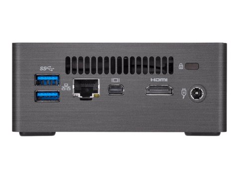 Gigabyte BRIX s GB-BLPD-5005 (rev. 1.0) - Komputer barebone - Ultra Compact PC Kit 1 x Pentium Silver J5005 / do 2.8 GHz - RAM 0