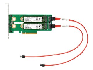 HPE Universal SATA HHHL M.2 Kit - Przejściówka interfejsu - M.2 - M.2 Card - PCIe - dla ProLiant DL20 Gen10, DL325 Gen10, DL345 