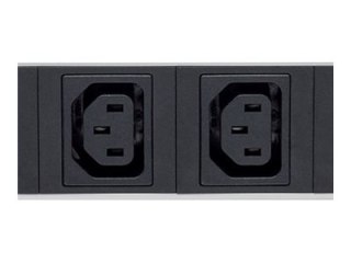 Intellinet 19" 1U Rackmount 8-Output C13 Power Distribution Unit (PDU), With Removable Power Cable and Rear C20 Input - Jednostk