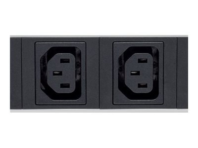 Intellinet 19" 1U Rackmount 8-Output C13 Power Distribution Unit (PDU), With Removable Power Cable and Rear C20 Input - Jednostk