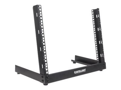 Intellinet Network Rack, Open Frame (Desktop), 8U, Usable Width 465mm, Black, Flatpack, 19", Three Year Warranty - Półka z otwar