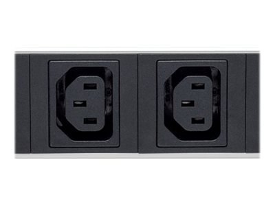 Intellinet Vertical Rackmount 24-Output Power Distribution Unit (PDU), 20 x C13 & 4 x Output C19, Removable Power Cable, Rear C1
