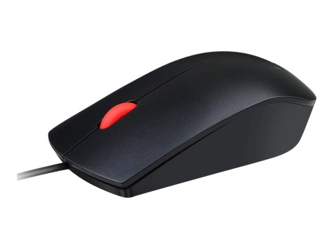 Lenovo Essential - Mysz - prawo i leworęczna - optyczna - 3 przyciski - przewodowa - USB - czarny - dla ThinkPad T16 Gen 4 21QN