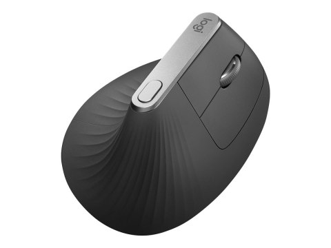 Logitech MX Vertical - Mysz pionowa - ergonomiczna - optyczna - 6 przyciski - bezprzewodowa, przewodowa - Bluetooth, 2.4 GHz - o