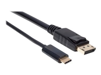 Manhattan USB-C to DisplayPort Cable, 4K@60Hz, 2m, Male to Male, Black, Three Year Warranty, Polybag - Kabel portu wyświetlacza 