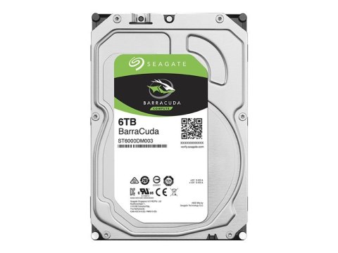 Seagate Barracuda ST6000DM003 - Dysk twardy - 6 TB - wewnętrzny - 3,5" - SATA 6Gb/s - bufor: 256 MB