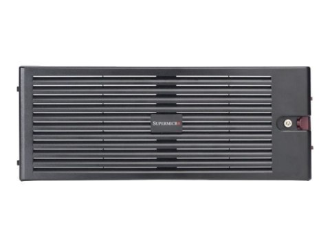 Supermicro - Faseta szafy systemu - przednie - czarny - 4U - dla SC846 E1-R710B, E1-R900B, E2-R900B, TQ-R900B; SC848 A-R1800B