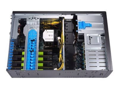 Supermicro GPU SuperWorkstation 7049GP-TRT - Wieża 4U - bez CPU - RAM 0 GB - brak HDD - AST2500 - Gigabit Ethernet, 10 Gigabit E