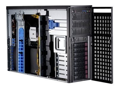 Supermicro GPU SuperWorkstation 7049GP-TRT - Wieża 4U - bez CPU - RAM 0 GB - brak HDD - AST2500 - Gigabit Ethernet, 10 Gigabit E